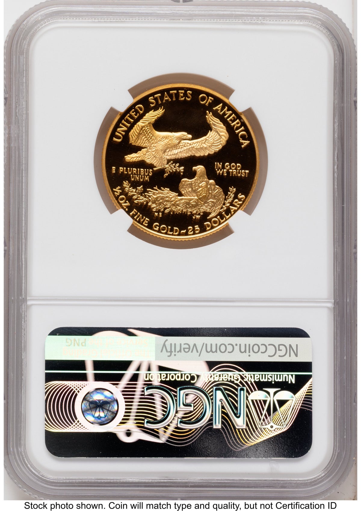 1995-W Proof Gold Eagle 1.85 oz Mike Castle NGC PF70