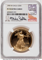 1995-W Proof Gold Eagle 1.85 oz Mike Castle NGC PF70