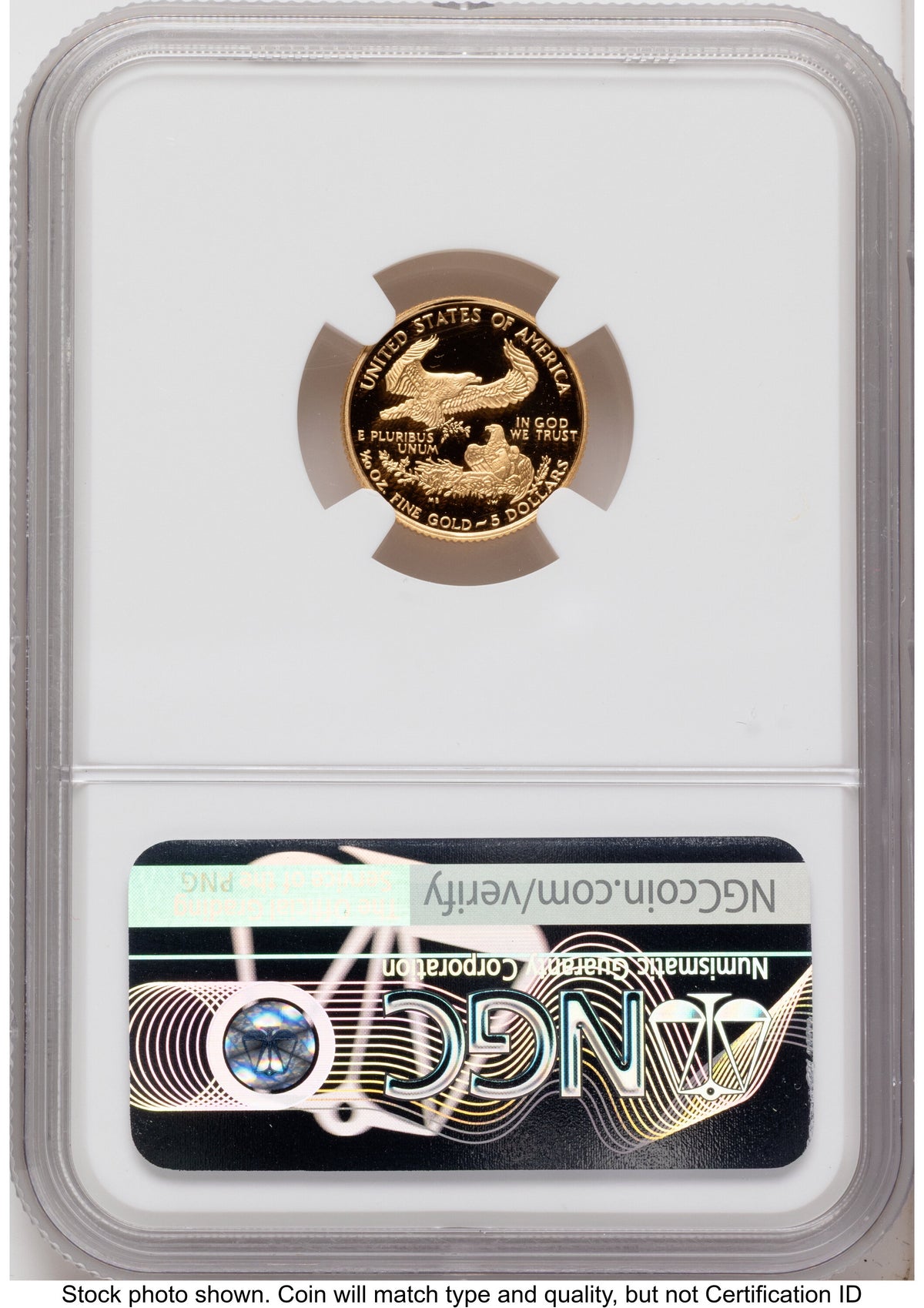1996-W Proof Gold Eagle 1.85 oz Mike Castle NGC PF70