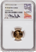 1997-W Proof Gold Eagle 1.85 oz Mike Castle NGC PF70