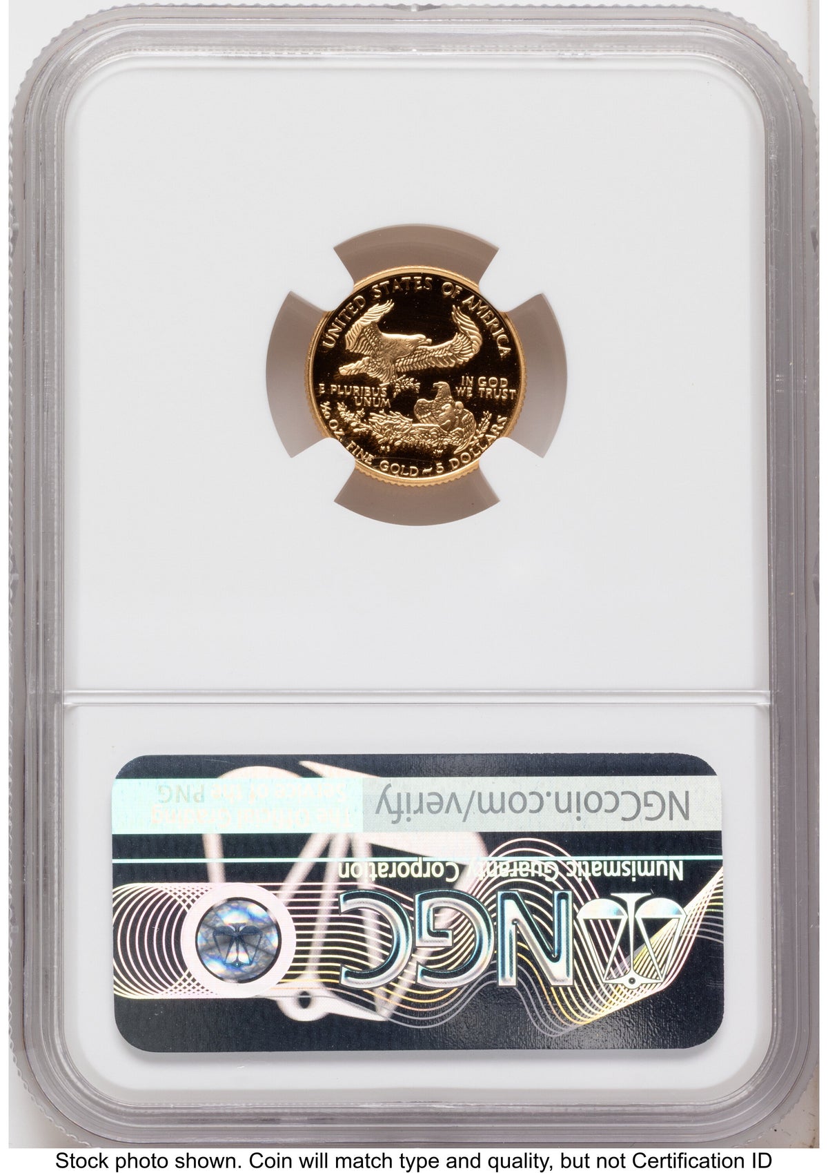 1997-W Proof Gold Eagle 1.85 oz Mike Castle NGC PF70