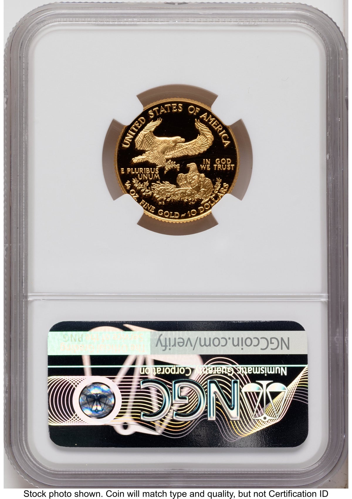 1997-W Proof Gold Eagle 1.85 oz Mike Castle NGC PF70