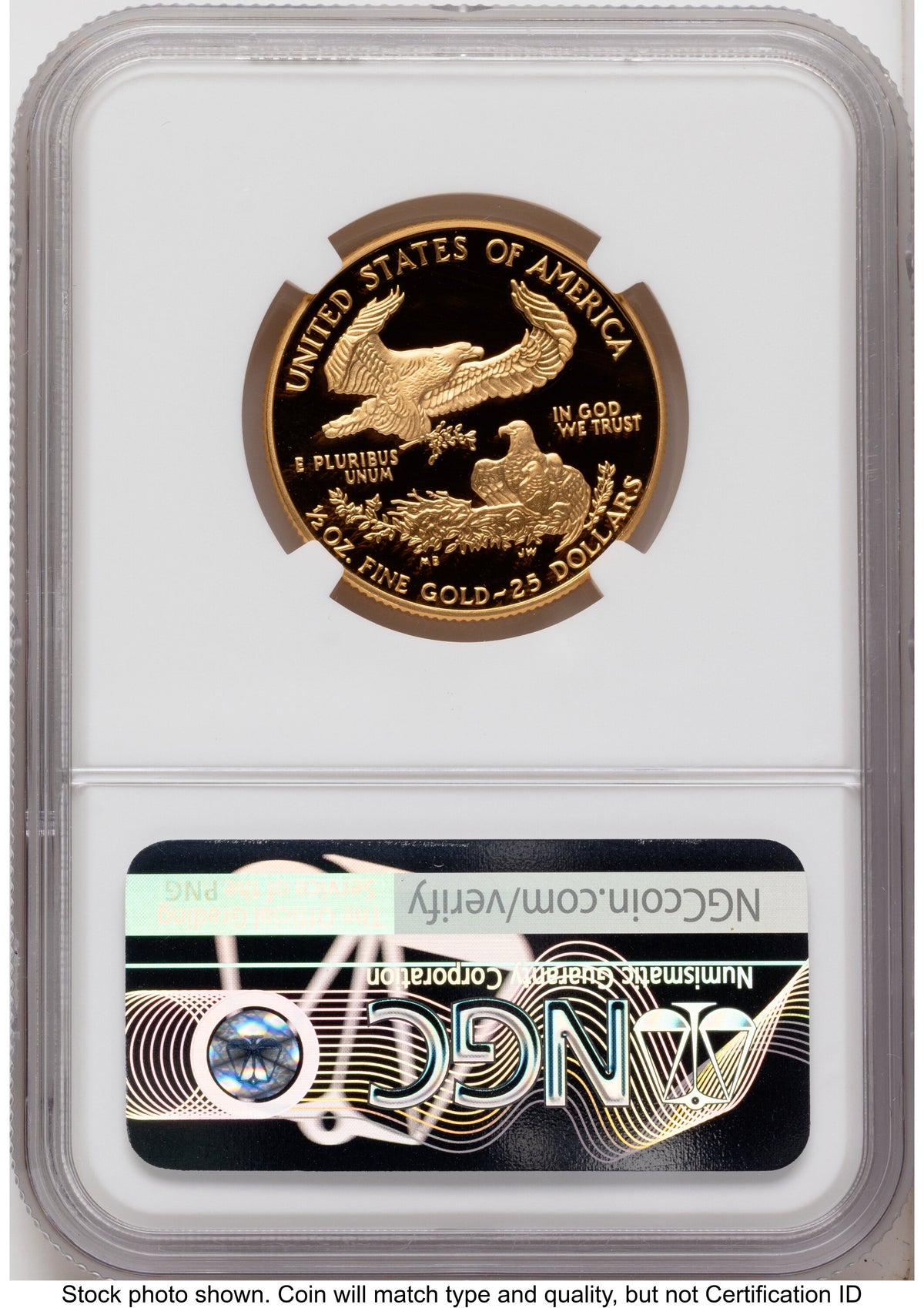 1997-W Proof Gold Eagle 1.85 oz Mike Castle NGC PF70