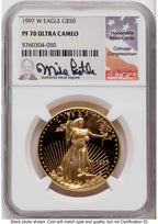 1997-W Proof Gold Eagle 1.85 oz Mike Castle NGC PF70