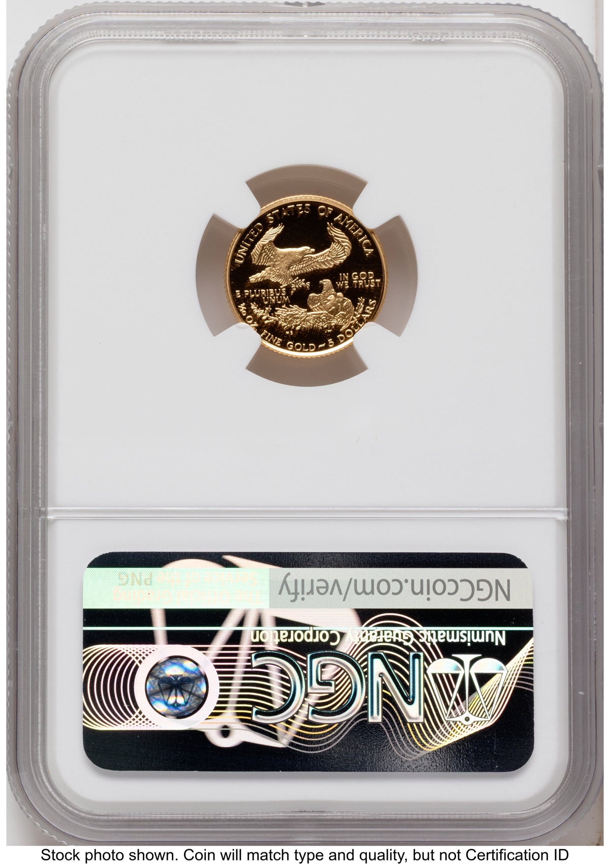 1999-W Proof Gold Eagle 1.85 oz Mike Castle NGC PF70
