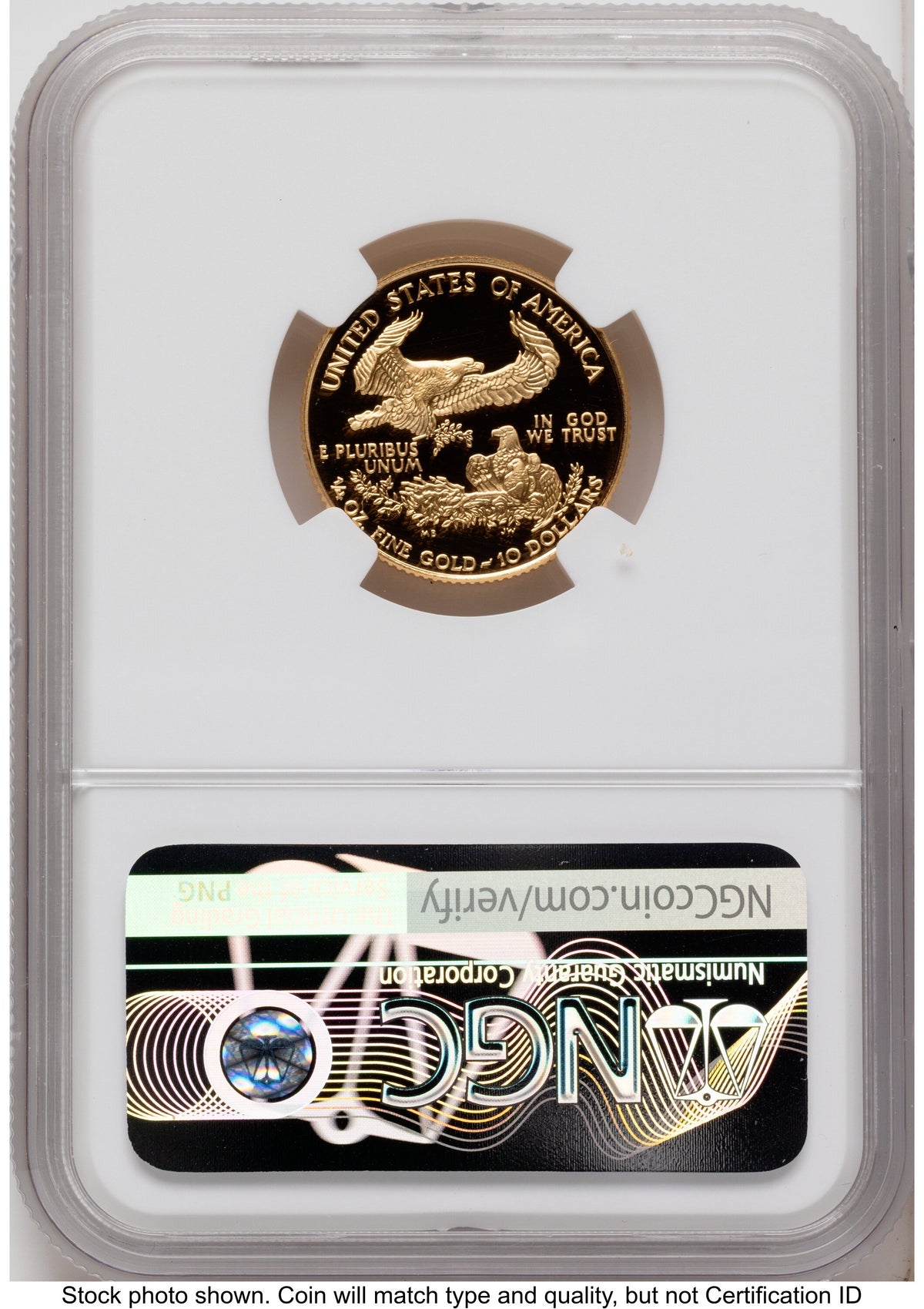 1999-W Proof Gold Eagle 1.85 oz Mike Castle NGC PF70