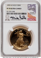 1999-W Proof Gold Eagle 1.85 oz Mike Castle NGC PF70