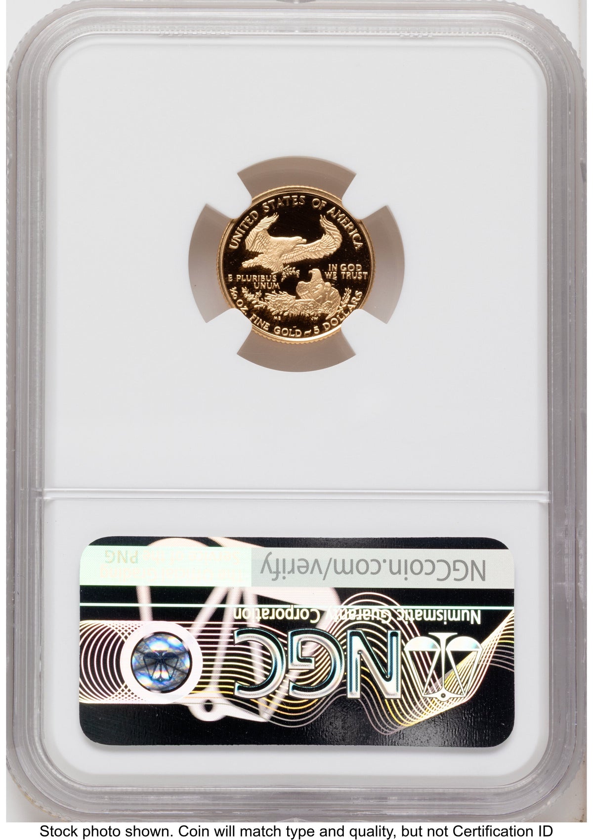 2000-W Proof Gold Eagle 1.85 oz Mike Castle NGC PF70