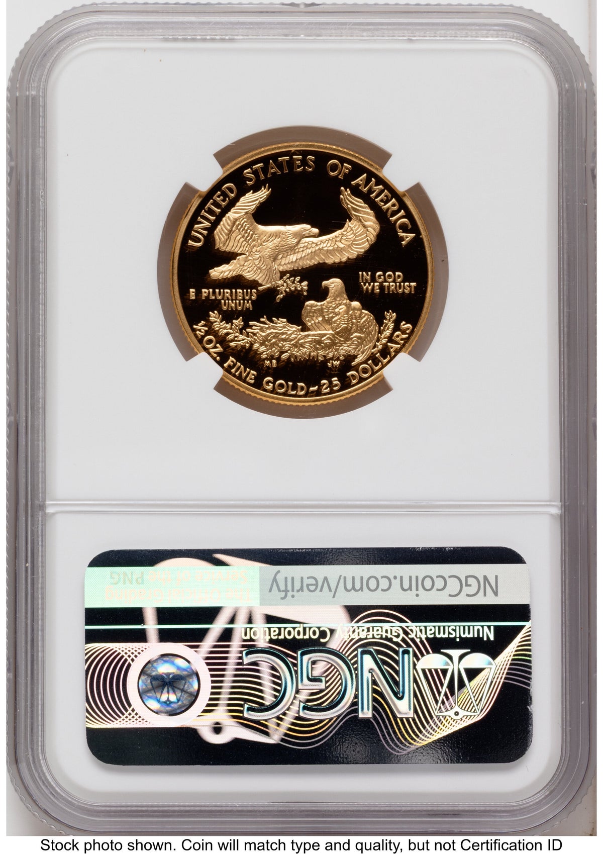 2000-W Proof Gold Eagle 1.85 oz Mike Castle NGC PF70