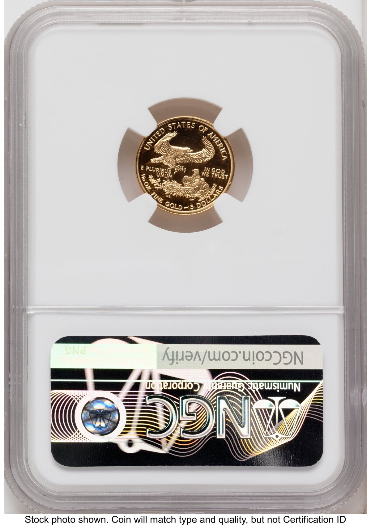 2001-W Proof Gold Eagle 1.85 oz Mike Castle NGC PF70