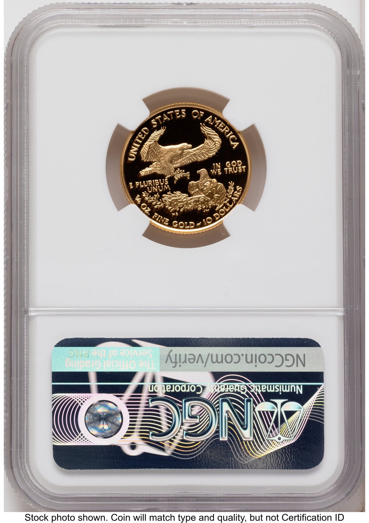 2001-W Proof Gold Eagle 1.85 oz Mike Castle NGC PF70