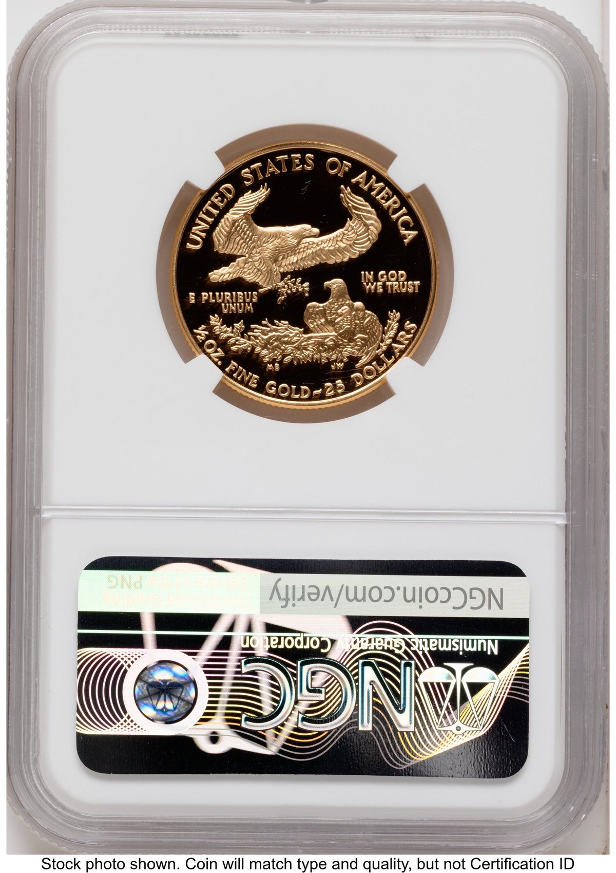 2001-W Proof Gold Eagle 1.85 oz Mike Castle NGC PF70
