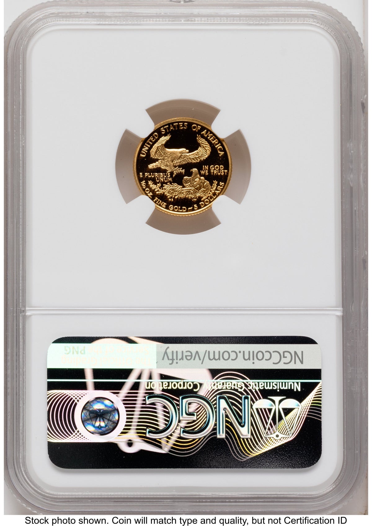 2002-W Proof Gold Eagle 1.85 oz Mike Castle NGC PF70