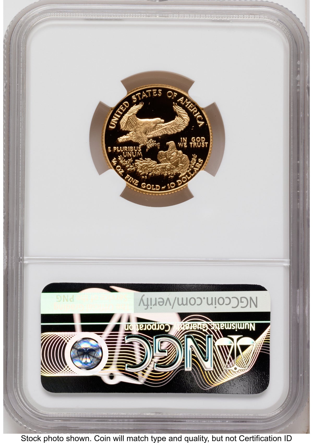 2002-W Proof Gold Eagle 1.85 oz Mike Castle NGC PF70