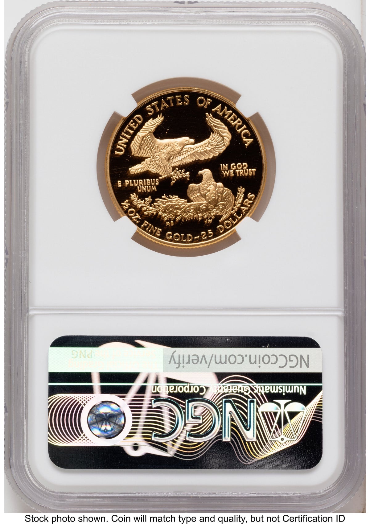 2002-W Proof Gold Eagle 1.85 oz Mike Castle NGC PF70