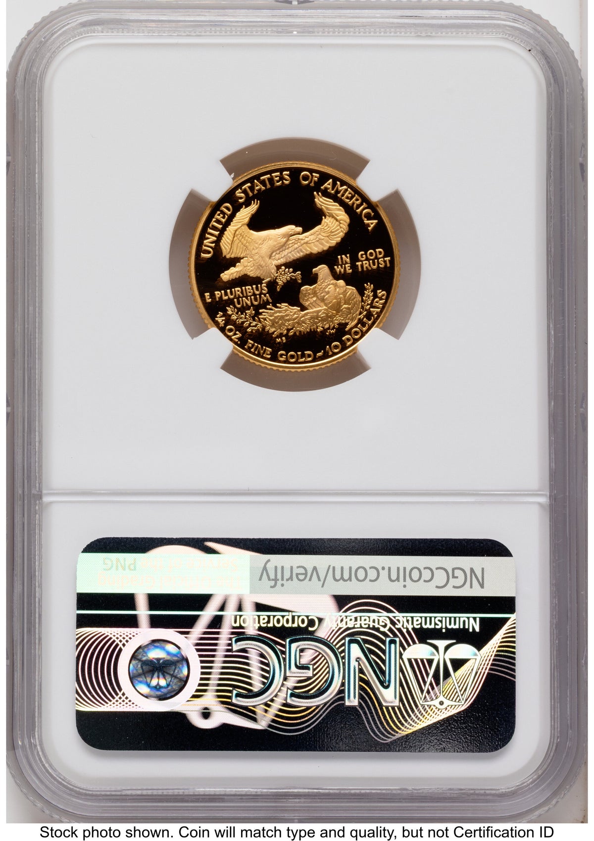 2003-W Proof Gold Eagle 1.85 oz Mike Castle NGC PF70