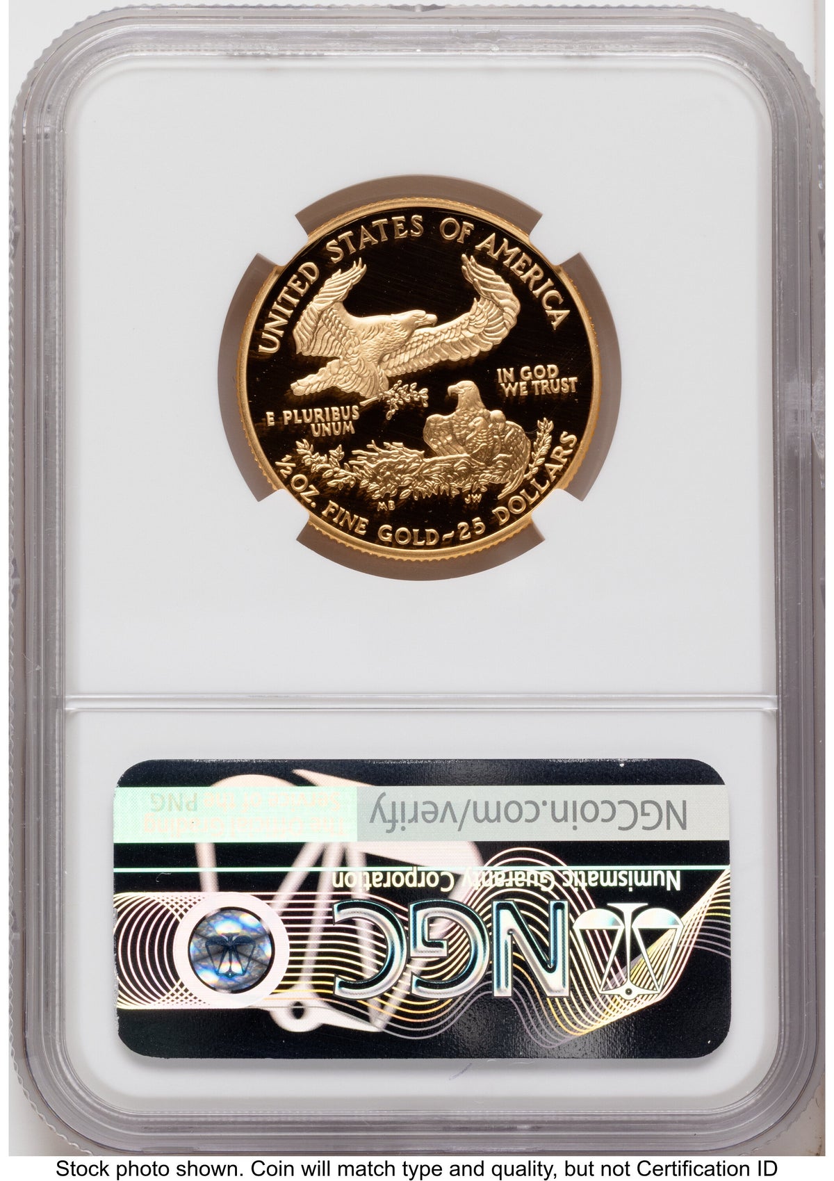 2003-W Proof Gold Eagle 1.85 oz Mike Castle NGC PF70