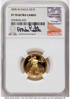 2005-W Proof Gold Eagle 1.85 oz Mike Castle NGC PF70