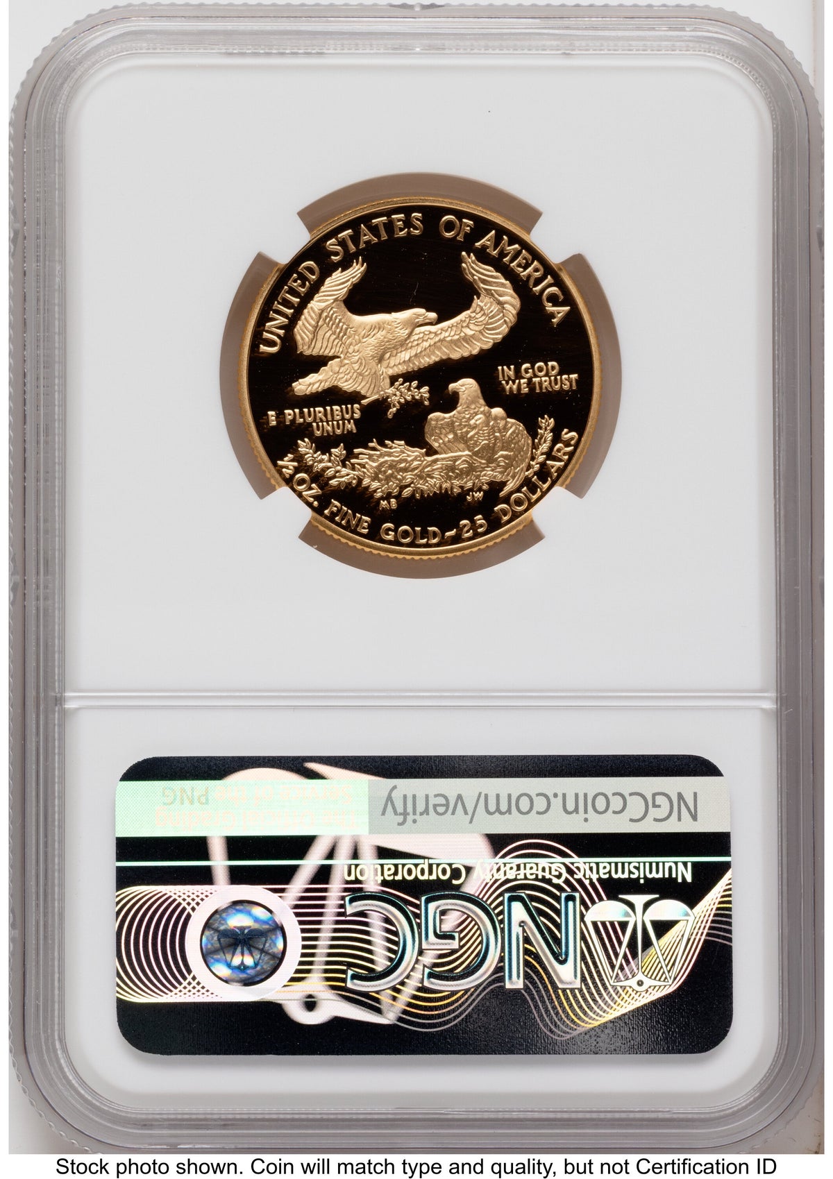 2005-W Proof Gold Eagle 1.85 oz Mike Castle NGC PF70