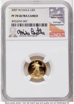 2007-W Proof Gold Eagle 1.85 oz Mike Castle NGC PF70