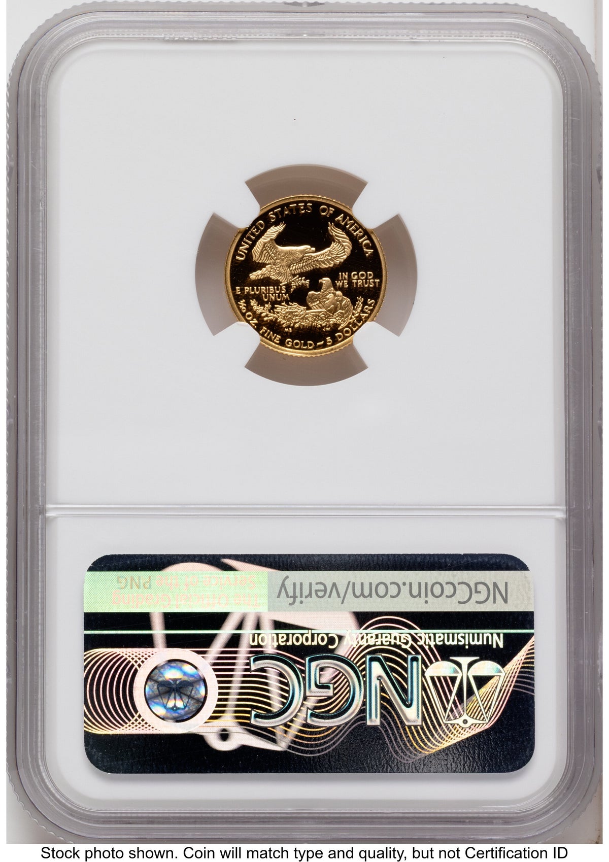 2008-W Proof Gold Eagle 1.85 oz Mike Castle NGC PF70