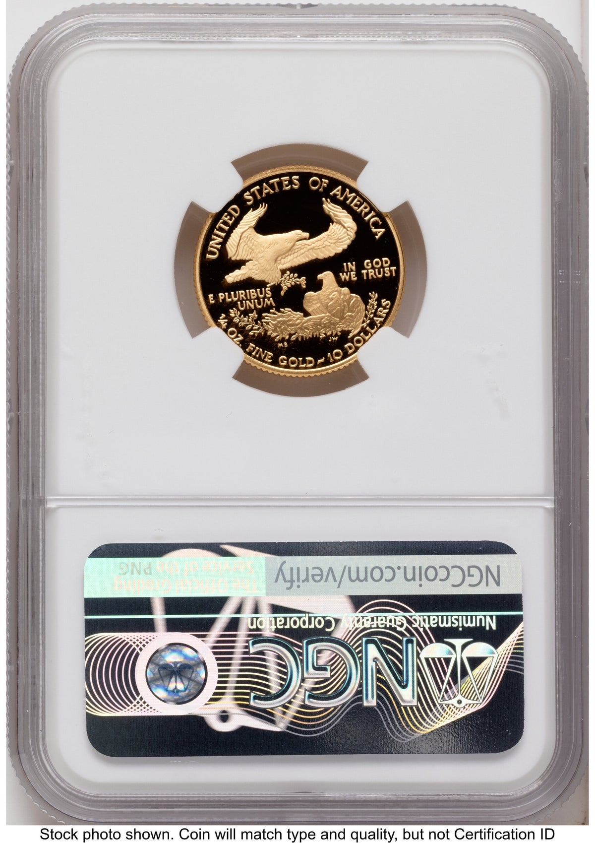 2008-W Proof Gold Eagle 1.85 oz Mike Castle NGC PF70