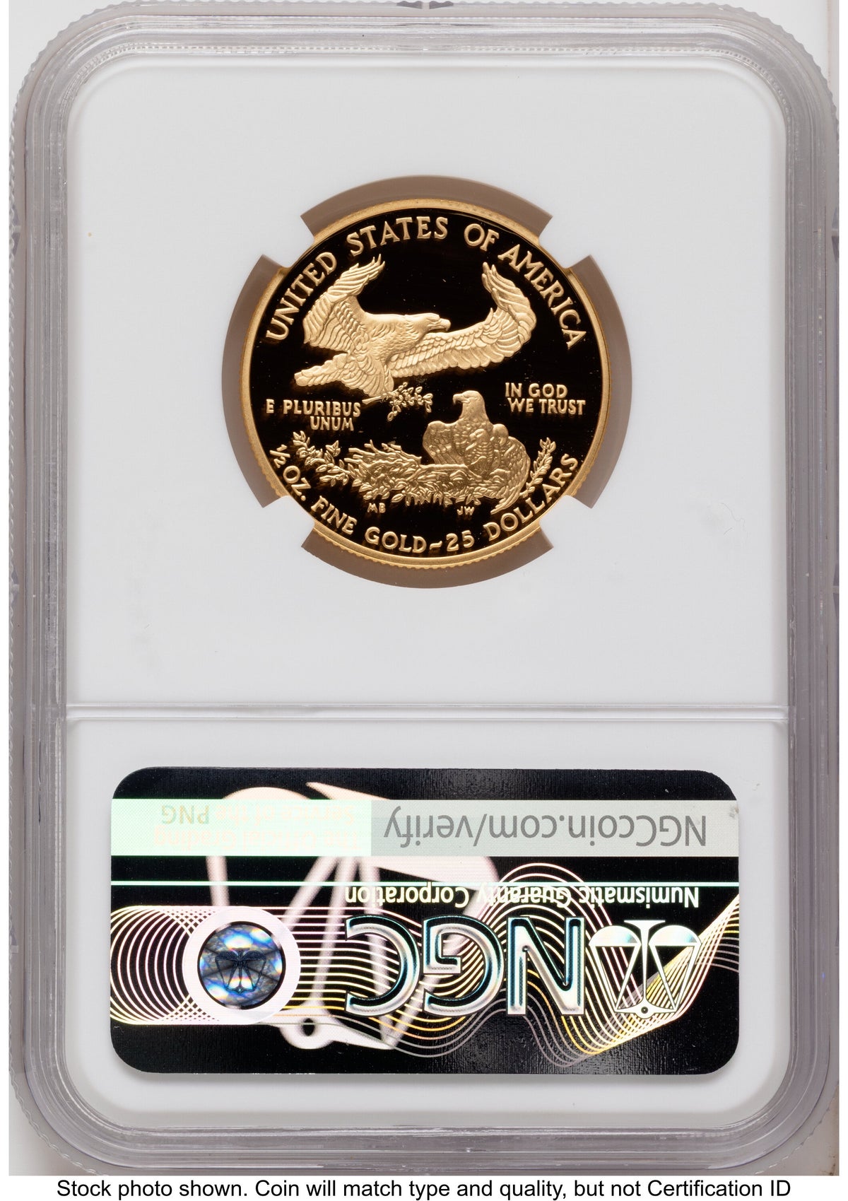 2008-W Proof Gold Eagle 1.85 oz Mike Castle NGC PF70