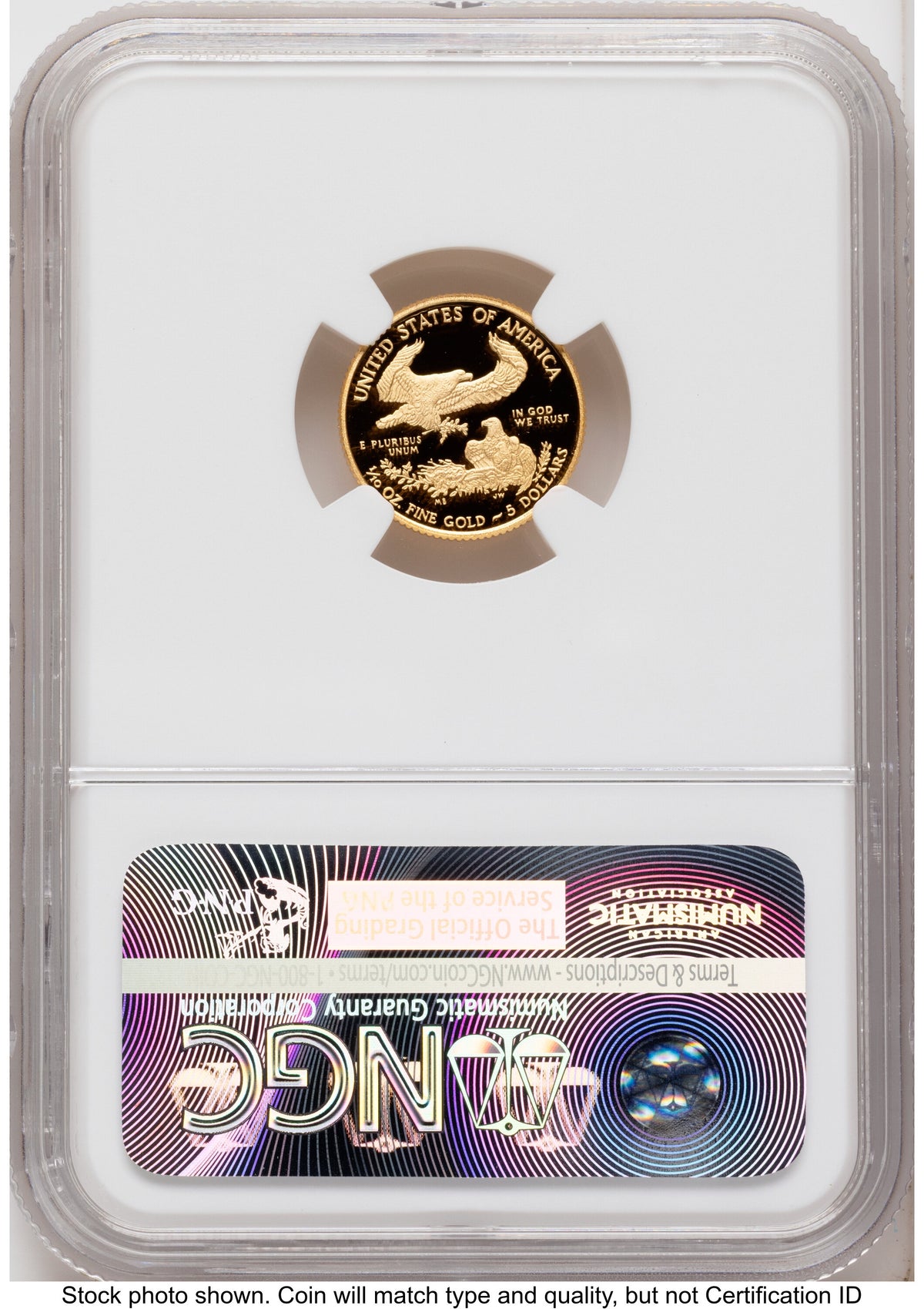 2010-W Proof Gold Eagle 1.85 oz Mike Castle NGC PF70