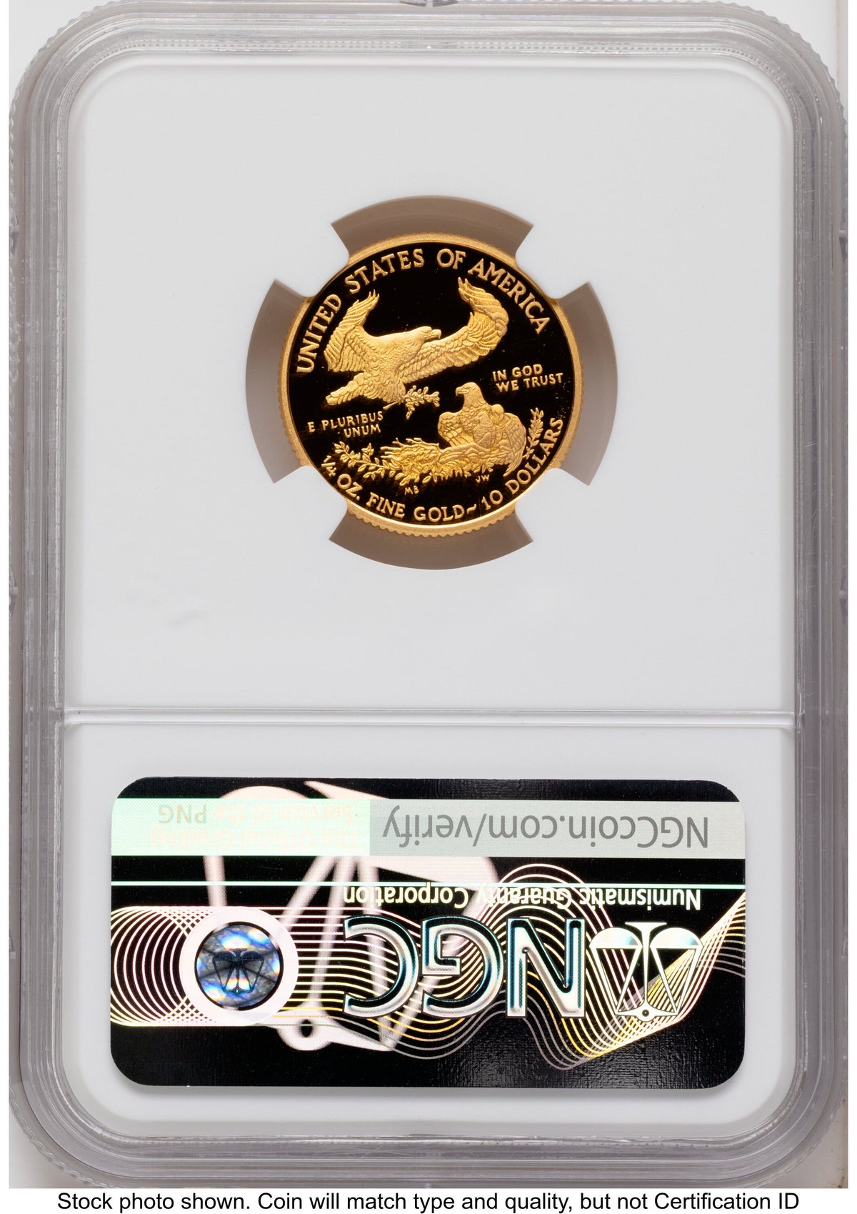 2010-W Proof Gold Eagle 1.85 oz Mike Castle NGC PF70