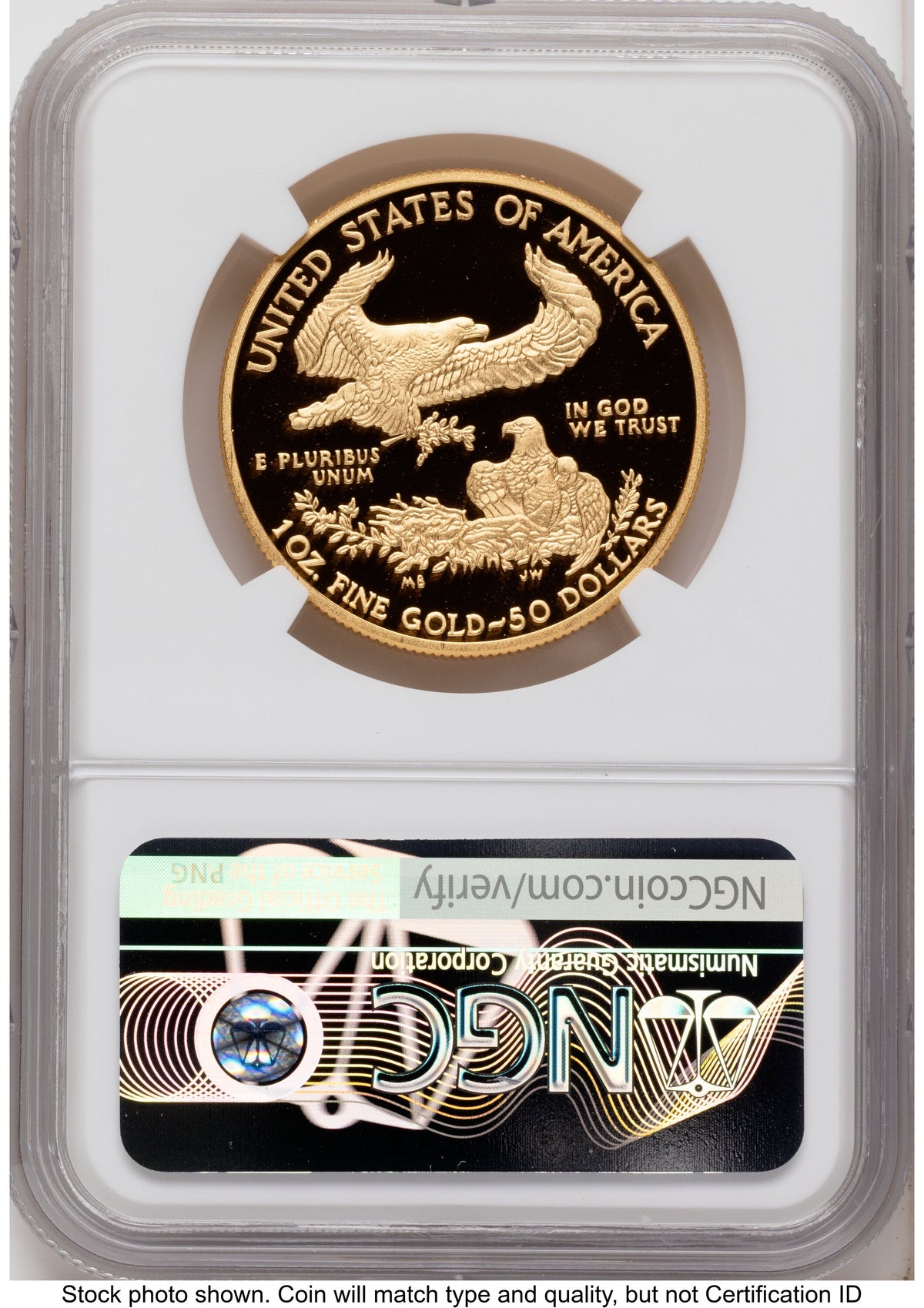2010-W Proof Gold Eagle 1.85 oz Mike Castle NGC PF70