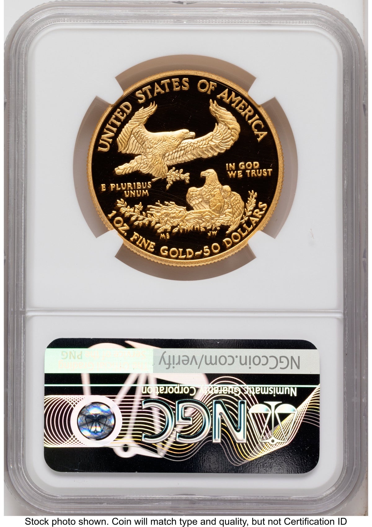 2011-W Proof Gold Eagle 1.85 oz Mike Castle NGC PF70