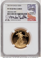 2013-W Proof Gold Eagle 1.85 oz Mike Castle NGC PF70