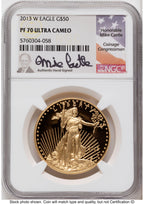 2013-W Proof Gold Eagle 1.85 oz Mike Castle NGC PF70