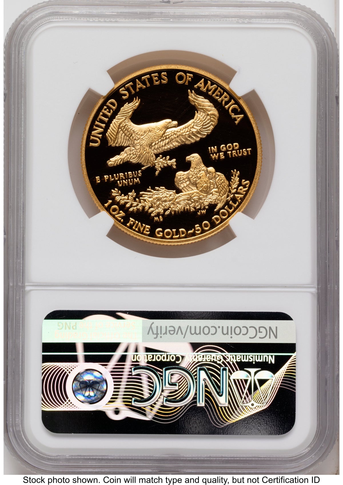 2014-W Proof Gold Eagle 1.85 oz Mike Castle NGC PF70