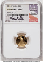 2015-W Proof Gold Eagle 1.85 oz Mike Castle NGC PF70