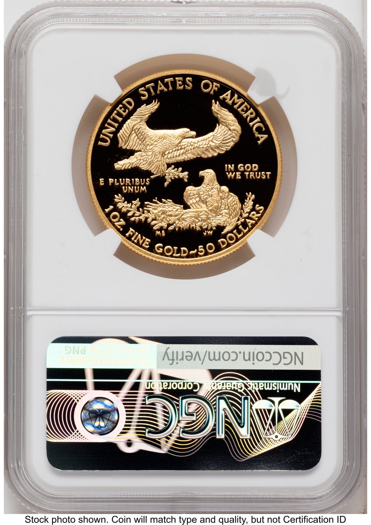 2015-W Proof Gold Eagle 1.85 oz Mike Castle NGC PF70