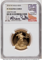 2016-W Proof Gold Eagle 1.85 oz Mike Castle NGC PF70