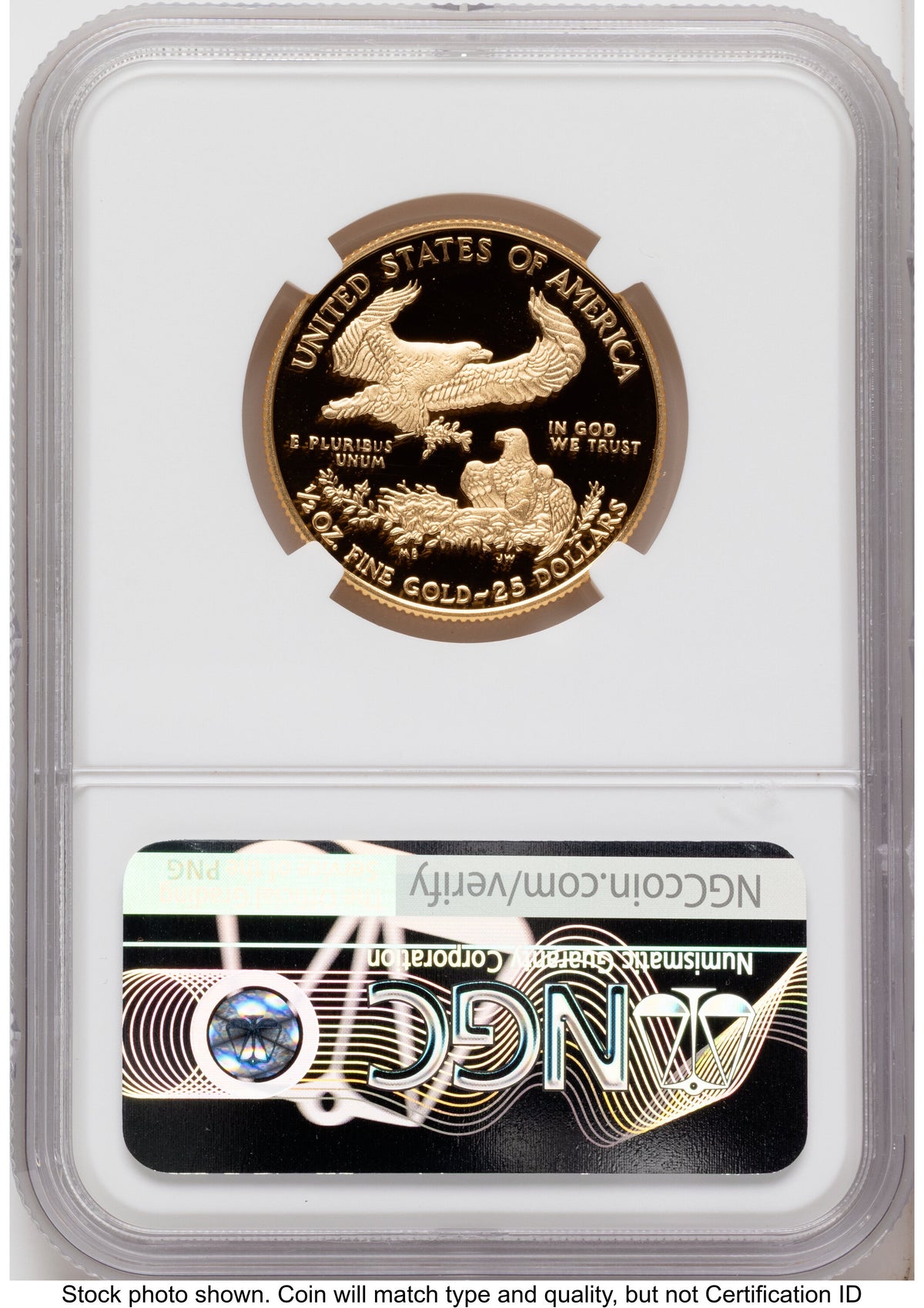 2019-W Proof Gold Eagle 1.85 oz FDI Mike Castle NGC PF70