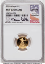 2020-W Proof Gold Eagle 1.85 oz Mike Castle NGC PF70