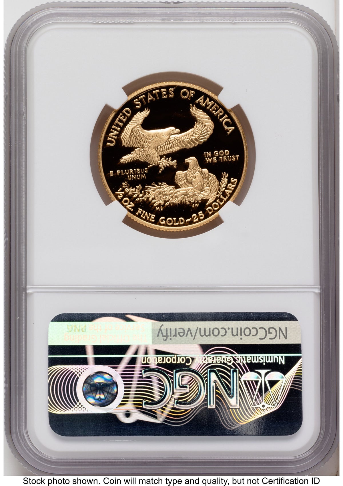 2020-W Proof Gold Eagle 1.85 oz Mike Castle NGC PF70