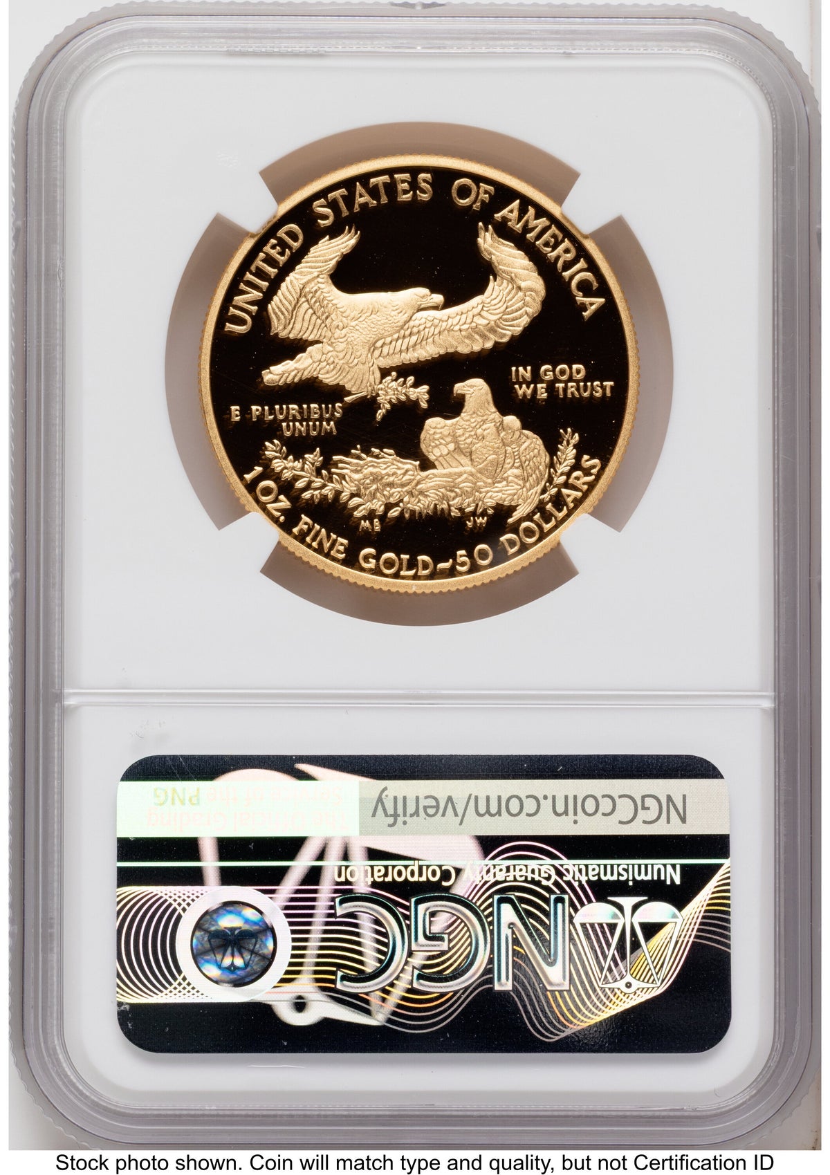 2020-W Proof Gold Eagle 1.85 oz Mike Castle NGC PF70
