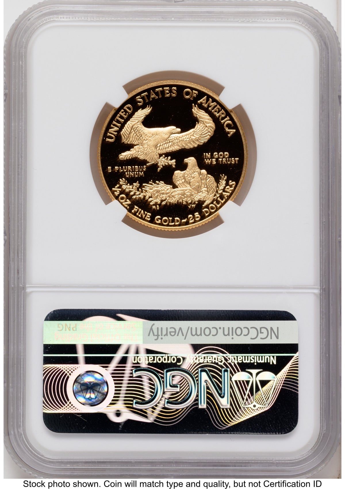 2021-W Type 1 Proof Gold Eagle 1.85 oz Mike Castle NGC PF70