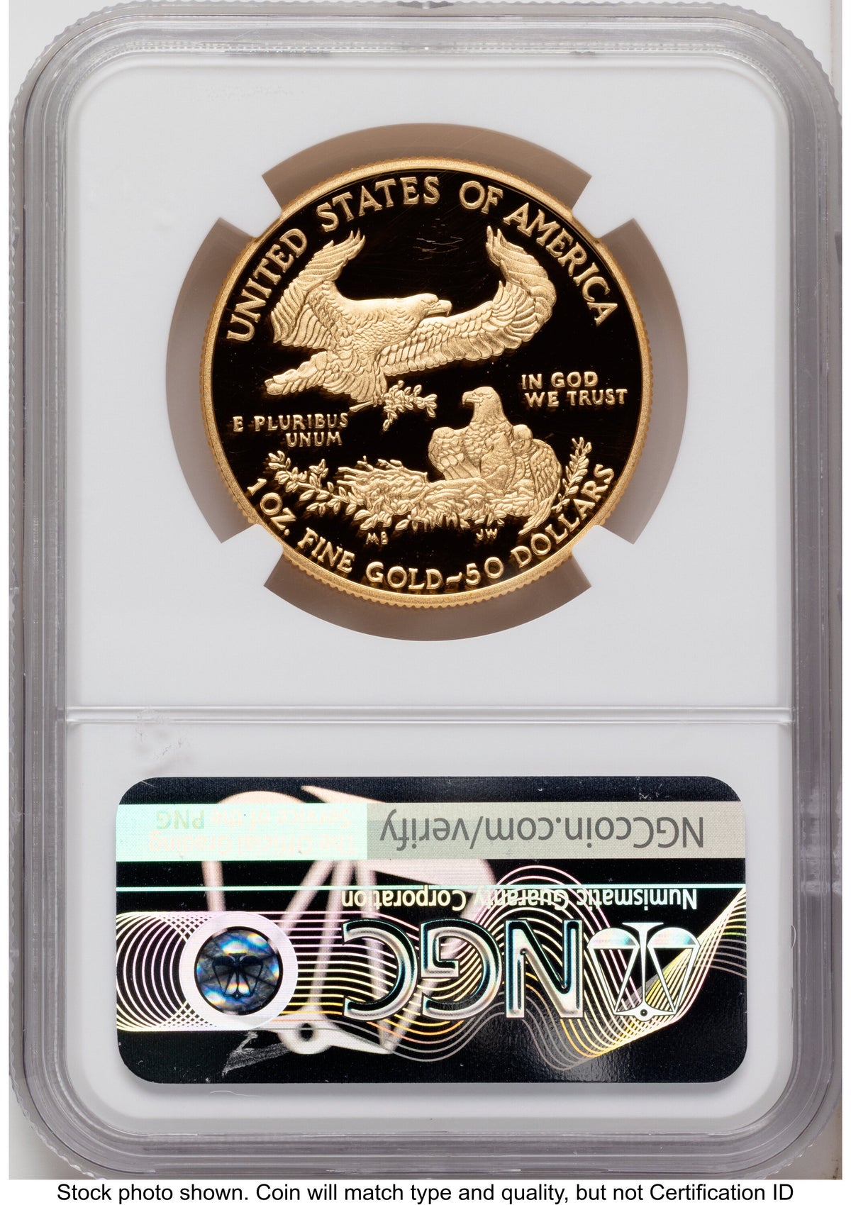 2021-W Type 1 Proof Gold Eagle 1.85 oz Mike Castle NGC PF70