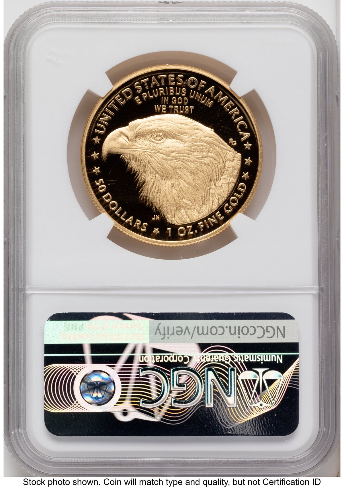 2021-W Type 2 Proof Gold Eagle 1.85 oz ER Mike Castle NGC PF70