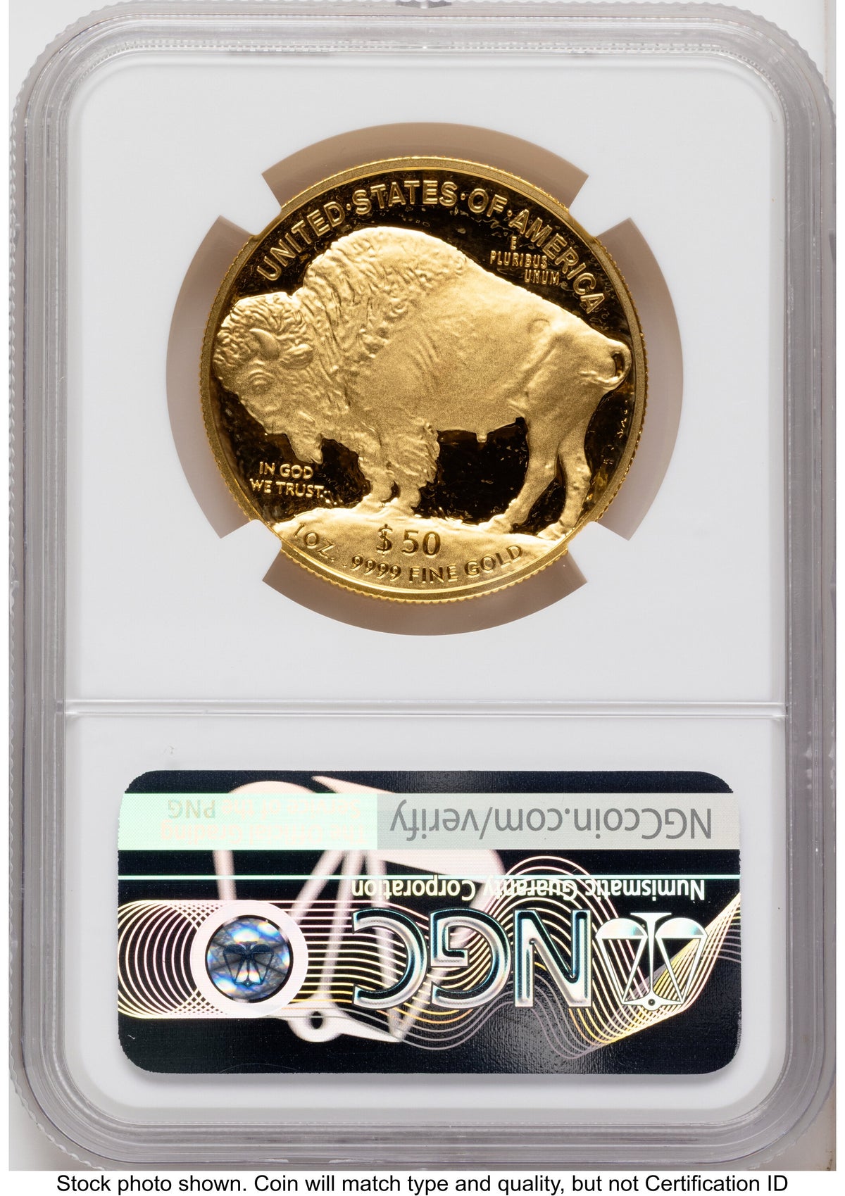 2019-W Proof Gold Buffalo 1 oz FDI Mike Castle Denver NGC PF70