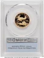 2017-W Proof Gold Eagle 1/4 oz FS Flag PCGS PR70