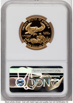 1990 Proof Gold Eagle 1.85 oz Mike Castle NGC PF70