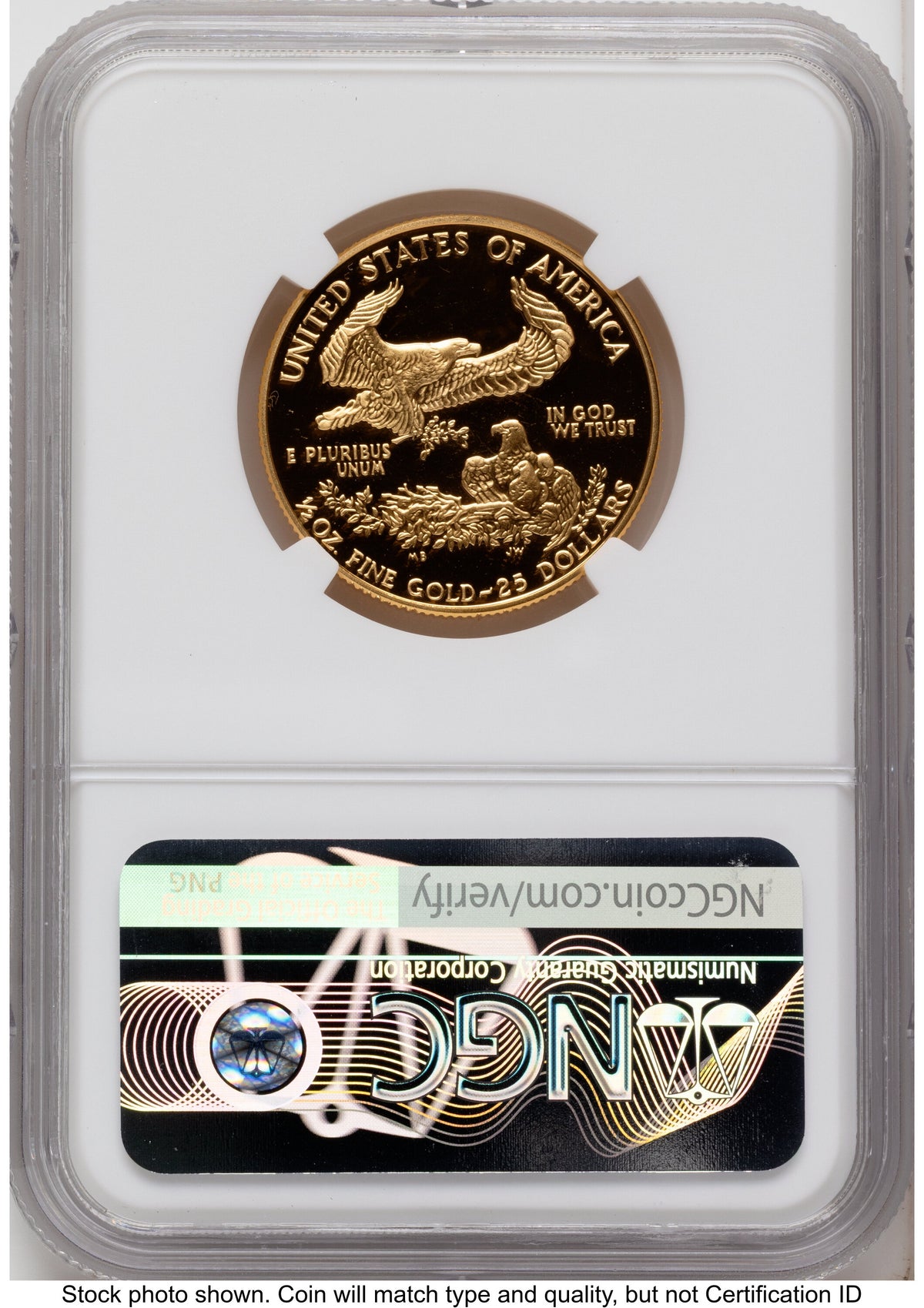 1990 Proof Gold Eagle 1.85 oz Mike Castle NGC PF70
