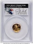 1991 Proof Gold Eagle 1.85 oz Philip Diehl PCGS PR70