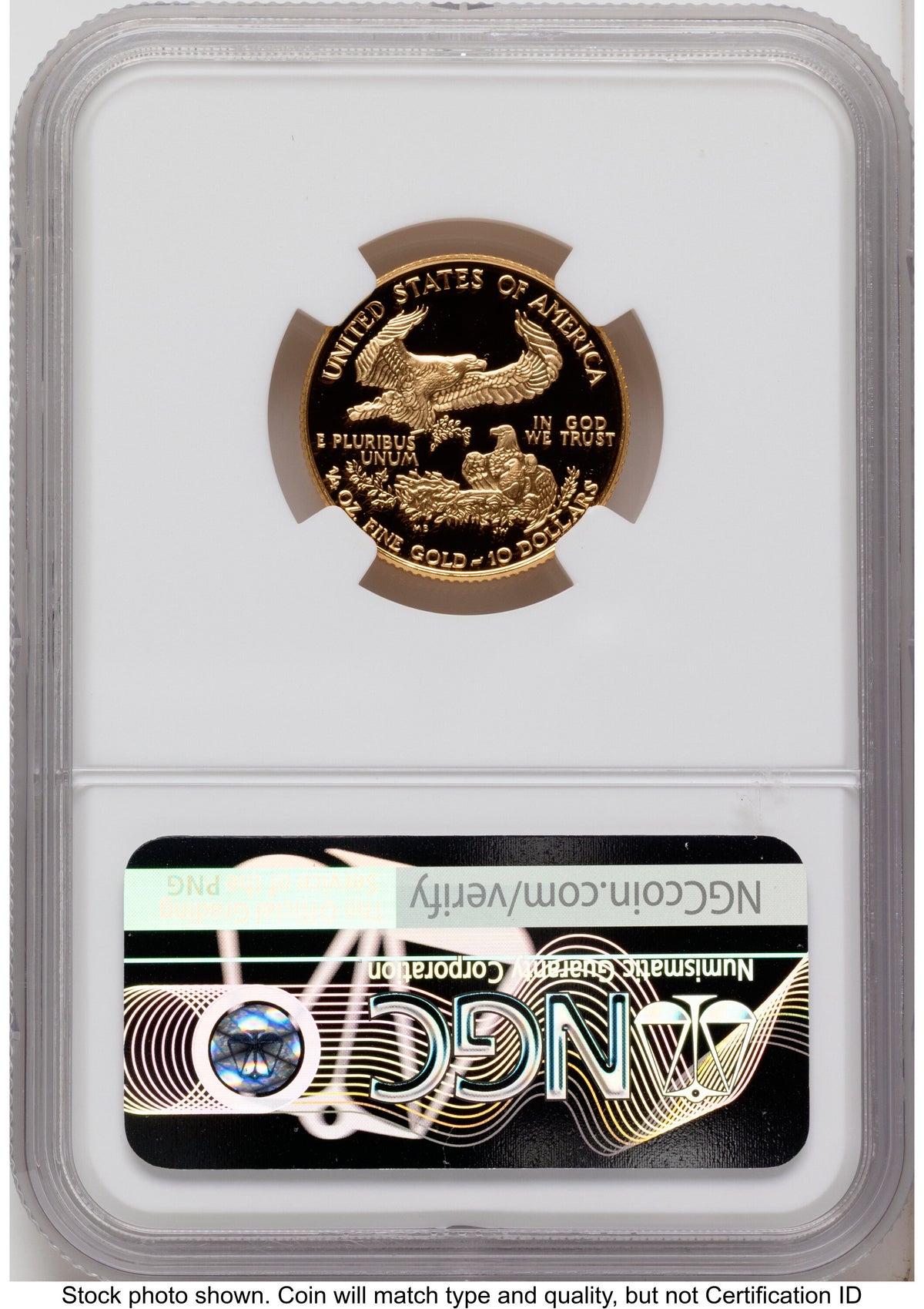 1998-W Proof Gold Eagle 1.85 oz Mike Castle NGC PF70